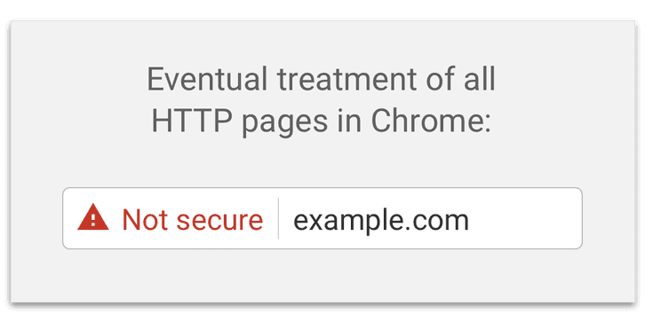google not secure logo