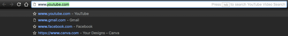 browser address bar screenshot how internet work